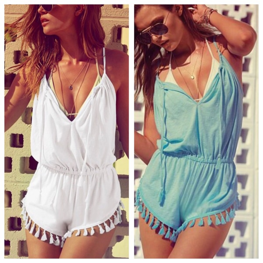 LOT OF 2 ‘Victoria’s Secret’ Beach Rompers